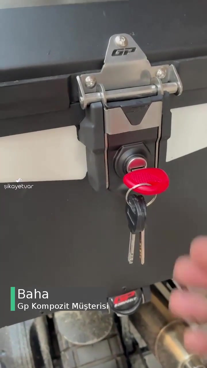 Gp Kompozit  57 Litre Motosiklet Çantası videonun kapak resmi