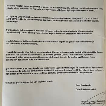 Yeni Alınan Ayakkabıda Dikiş Açılması Ve Garanti Sürecinde Yıldırma Politikası!
