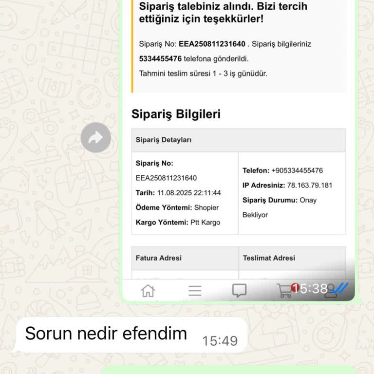 İade Talebime Dönüş Yapılmıyor Müşteri Hizmetleri Sessiz