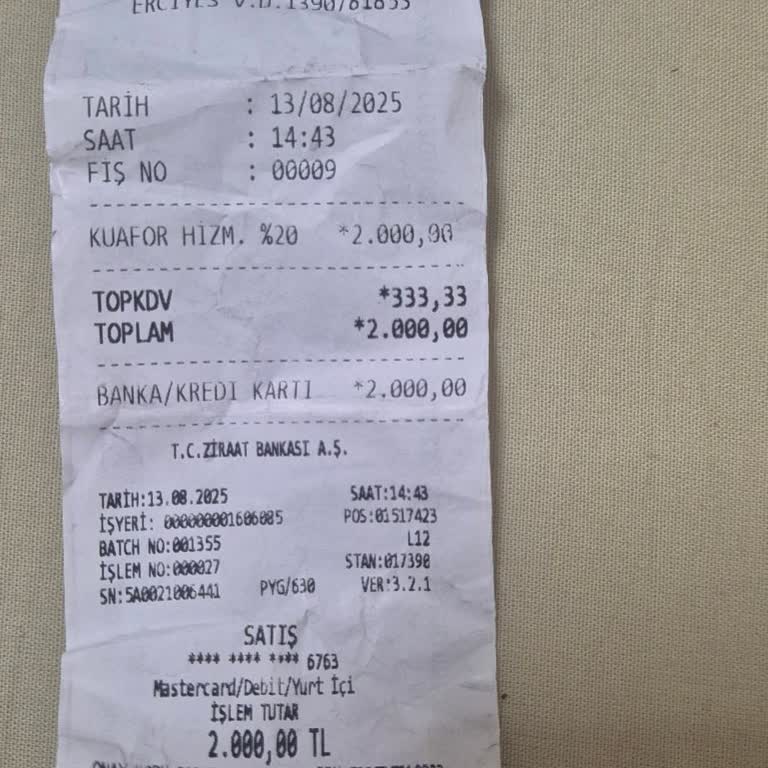 Saç Boyama İşleminde Beklenmedik Fiyat Artışı Ve Detay Verilmemesi Mağdur Etti