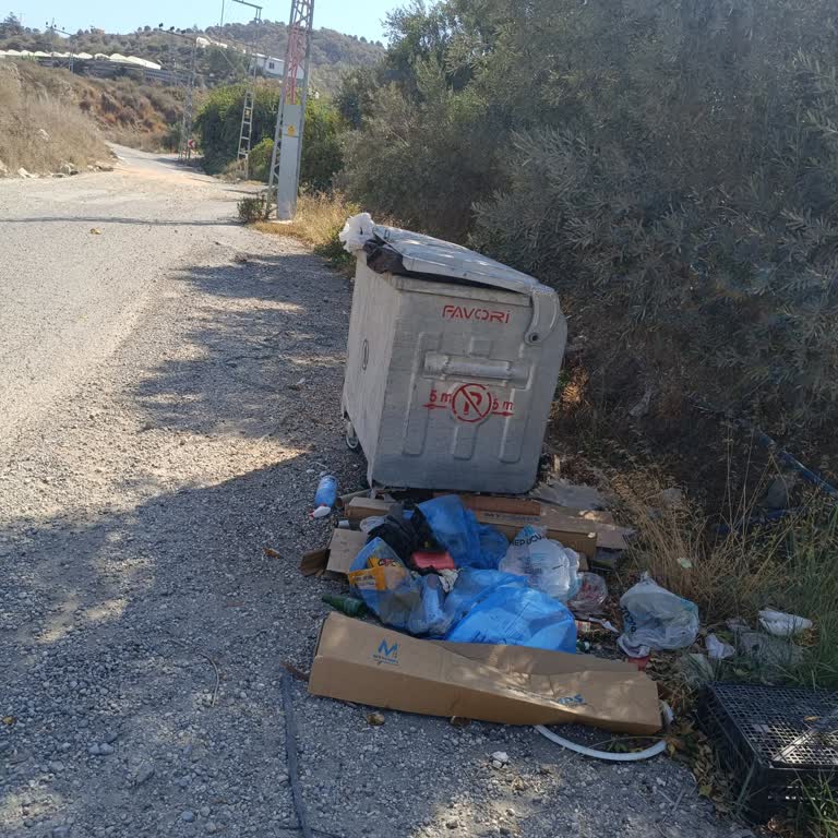 20 Gündür Alınmayan Çöpler Mahallede Kirlilik Ve Kötü Kokuya Yol Açıyor