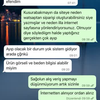 WhatsApp Müşteri Temsilcisinin Kaba Tavrı Alışveriş Deneyimimi Olumsuz Etkiledi