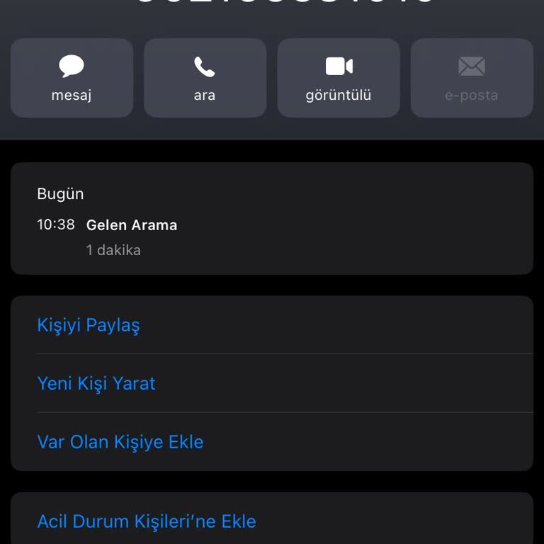 Bilinmeyen Numaradan Yapılan Anket Araması Ve Güvenlik Endişesi