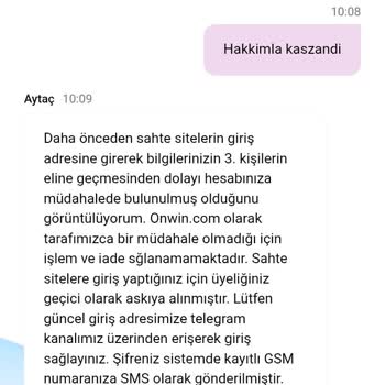 Kazancım Gerekçesiz Silindi, Hesabım Engellendi: 8.000 TL'mi Geri İstiyorum