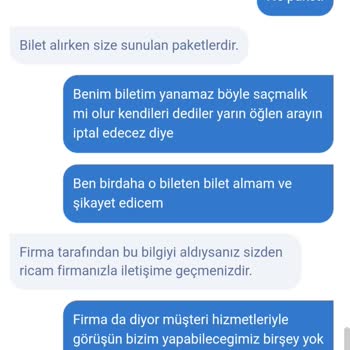 Bilet İptali Sonrası Ücret İadesi Ve Çözüm Sunulmaması Nedeniyle Mağduriyet