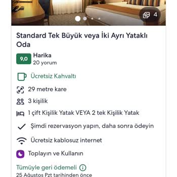 Hotels.com Üzerinden Yapılan Geri Ödemeli Rezervasyonun İptalinde Ücret İadesi Yapılmıyor