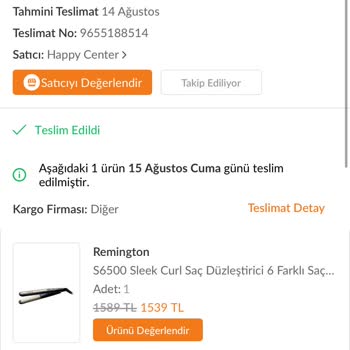 Teslim Edilmemiş Ürün İçin Mağduriyet Ve İade Talebi