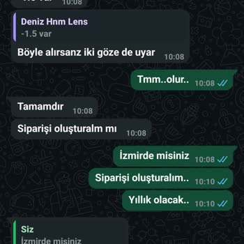 Yanlış Lens Gönderimi Ve İlgisiz Müşteri Hizmeti Nedeniyle Mağduriyet