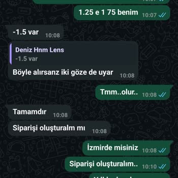 Yanlış Lens Gönderimi Ve İlgisiz Müşteri Hizmeti Nedeniyle Mağduriyet