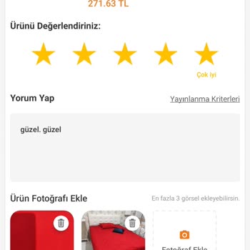Satın Aldığım Ürüne Yaptığım Yorum Yayınlanmıyor Ve Açıklama Yapılmıyor