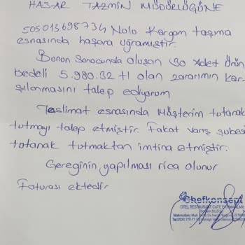 Kırılmaz Tabaklarım İki Kez Kırık Teslim Edildi Hasar Karşılanmadı