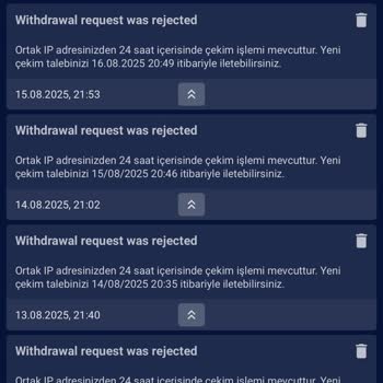 Cashwin754 Bahis Sitesinde 80.911 TL Bakiyemin Çekim Talepleri Sürekli Reddediliyor