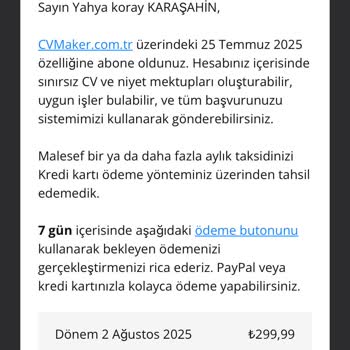 Tek Seferlik Ödeme Sonrası İzinsiz Abonelik Ve Ücret Çekimi Mağduriyeti