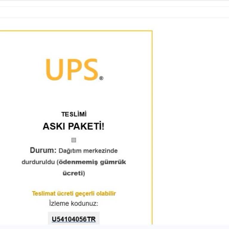 Bana Ait Olmayan Kargo Bildirimleri Ve Kişisel Bilgilerimin Kullanımı Hakkında Endişe