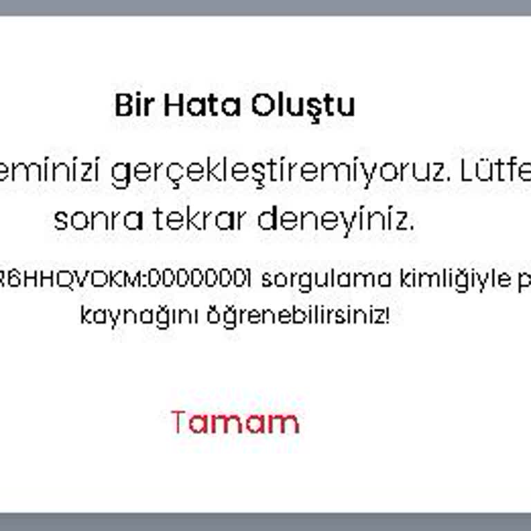 Passo Uygulamasında Ödeme Hatası Nedeniyle Başvuru Tamamlanamıyor