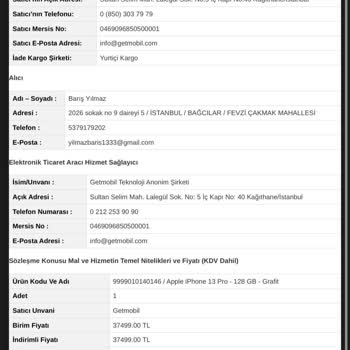 Sipariş İptali Talebim Reddedildi, Mağdur Edildim