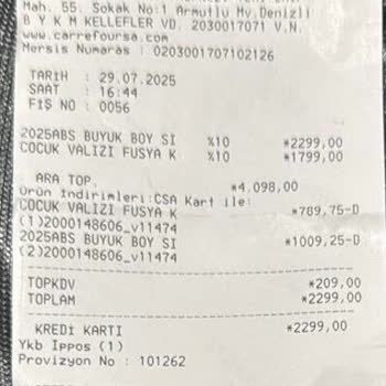 Satın Aldığım Valiz İlk Kullanımda Parçalandı, Carrefour SA Destek Vermiyor