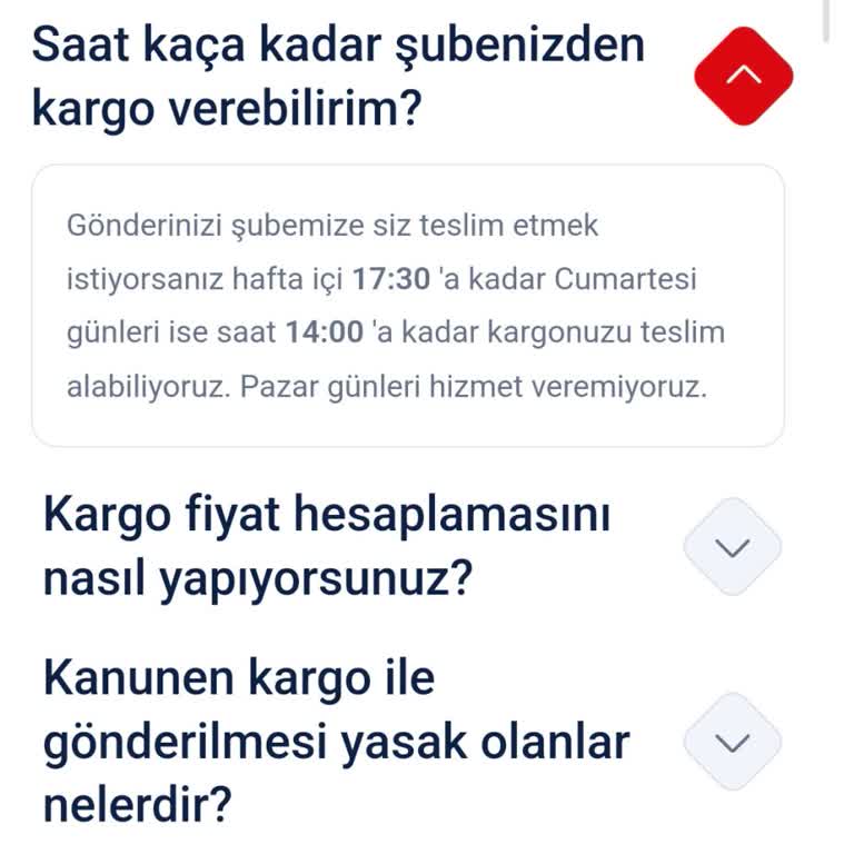 Aras Kargo Şubesi Belirtilen Saatte Kargo Kabul Etmedi, Mağdur Oldum