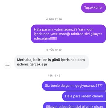 Aylarca Teslim Edilmeyen Sipariş Ve Geciken İade Süreci: Mağduriyetimin Giderilmesini Talep Ediyorum