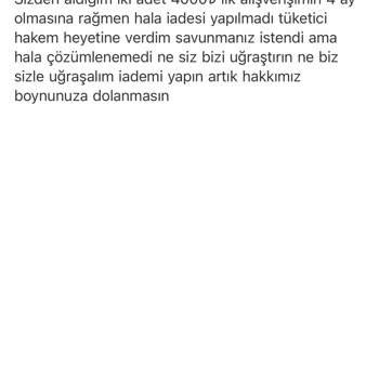 Touché Prive İade Ücretim 4 Aydır Ödenmiyor İletişim Yok Mağdurum