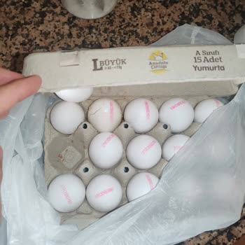 Siparişimde Kırık Ve Kurtlu Yumurta Teslim Edildi Hijyen Sorunu Yaşadım
