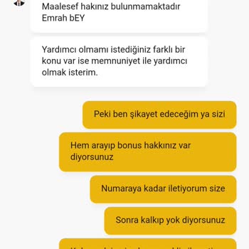 Yanıltıcı Bonus Aramaları Ve Üyelik İptali Talebi