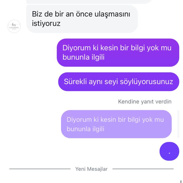 Elbisem Ulaşmadı, Para İadesi Yapılmıyor Mağduriyet Yaşıyorum