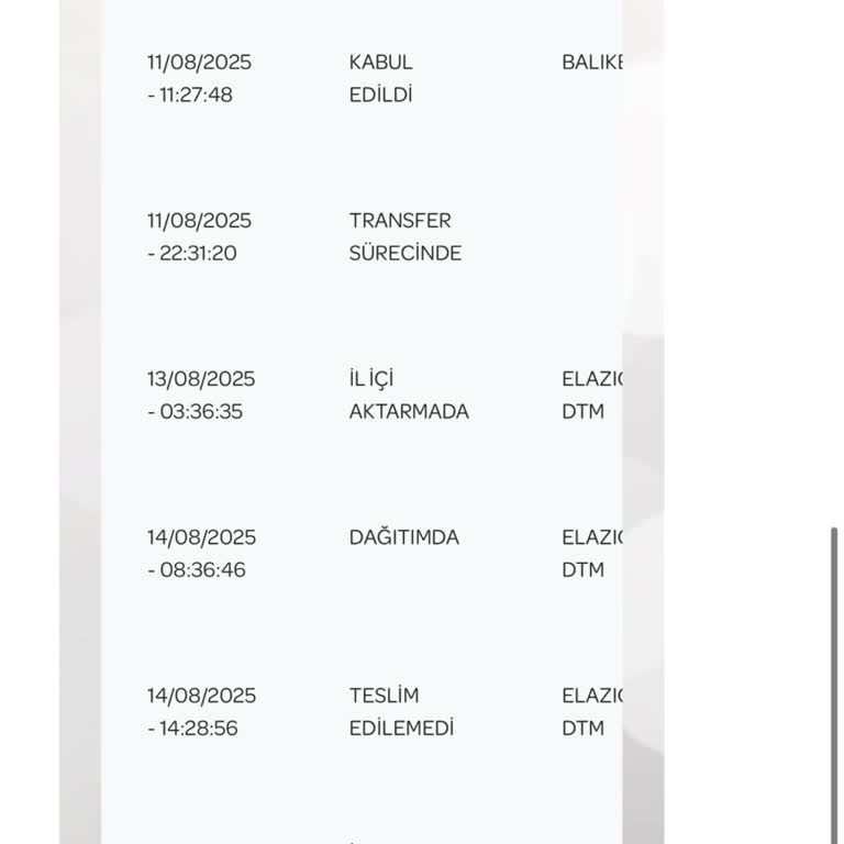 Teslim Edilmeyen Kargo Ve Cevapsız Müşteri Hizmetleri Nedeniyle Mağduriyet