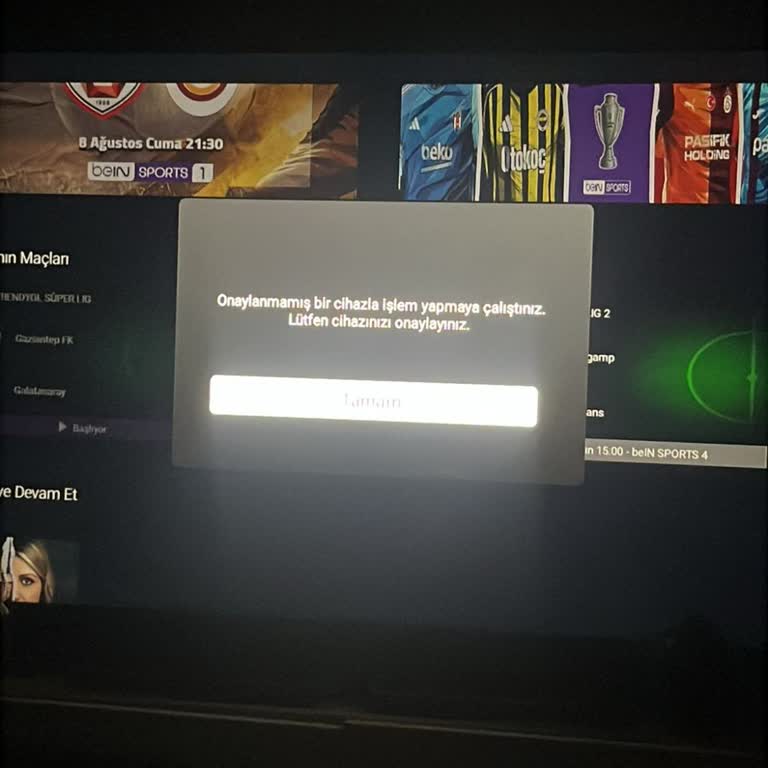 Digiturk Beın Connect Cihaz Aktivasyonunda Doğrulama Hatası Nedeniyle Hizmet Alamıyorum