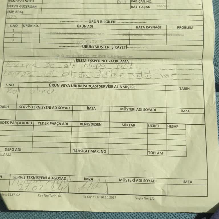 Kırık Kanepe Sorunu Çözülmüyor, Garantiye Rağmen Ücret Talebi