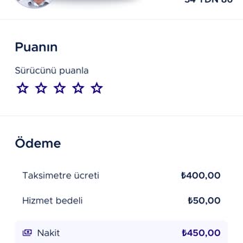 BiTaksi'de Fazla Ücret Çekilmesi Ve Müşteri Hizmetlerine Ulaşılamaması