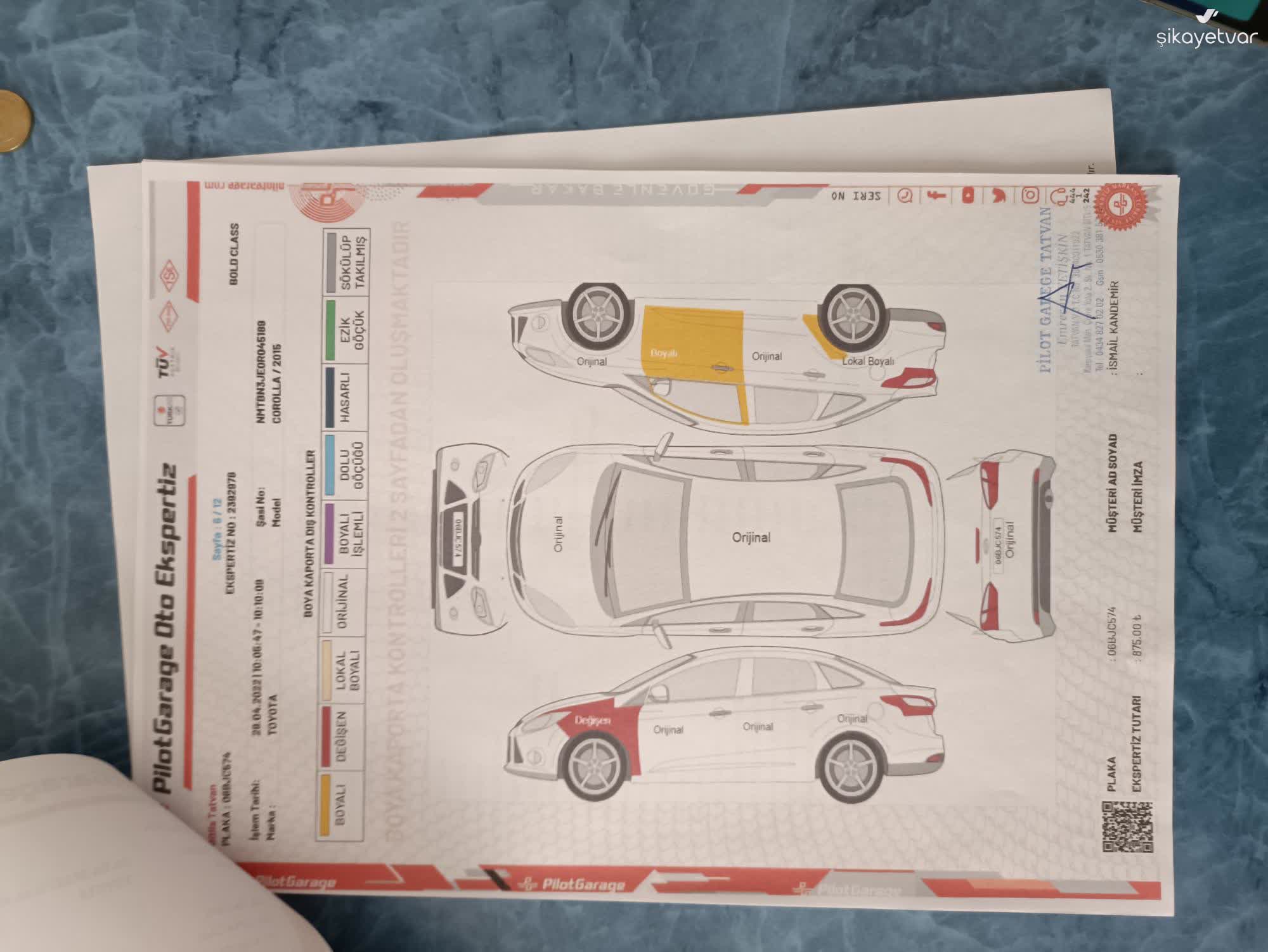 Pilot Garage Araç Alım-Satımında Eksik Ve Yanlış Bilgilendirme