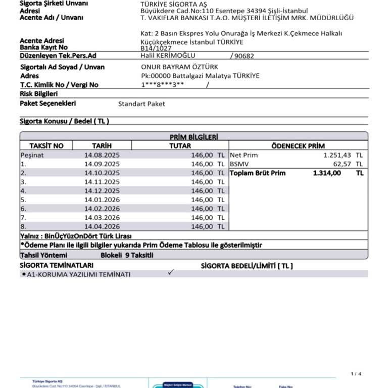 İzinsiz Poliçe Onayı Ve İptal Taleplerime Cevap Verilmemesi