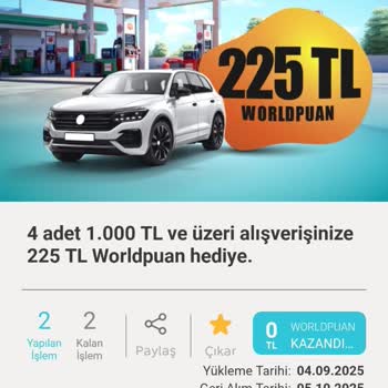 Kampanya Harcamalarım Geçersiz Sayıldı, World Puanlarım Yüklenmedi