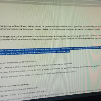 Adam And Eve Oyununda Dini Değerlere Aykırı Ve Rahatsız Edici İçerikler