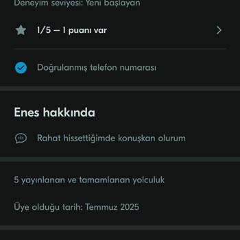 Haksız Olumsuz Yorum Nedeniyle Profilimin Zarar Görmesi Ve Sürücünün Uygulamayı Kötüye Kullanması