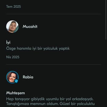 Haksız Olumsuz Yorum Nedeniyle Profilimin Zarar Görmesi Ve Sürücünün Uygulamayı Kötüye Kullanması