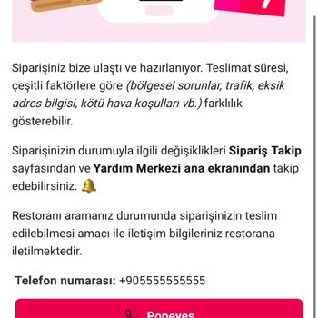 Siparişim Gecikti, İletişim Kurulamıyor!