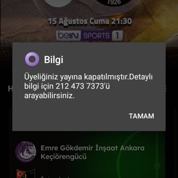 Digiturk Üyeliğim Aniden İptal Edildi Çözüm Alamıyorum