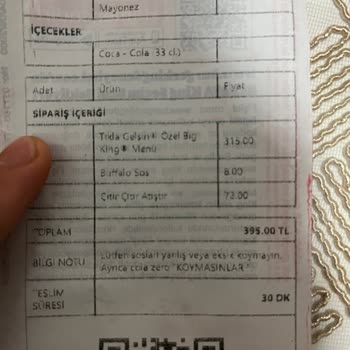 Burger King Siparişlerinde Sürekli Eksik Ve Hatalı Ürün Sorunu Çözülmüyor