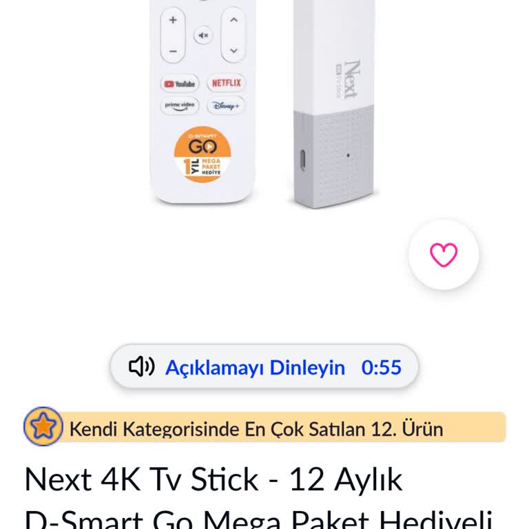 Satın Alınan Üründe D-Smart GO Hediyesi Eksik Ve Satıcıdan Yanıt Yok