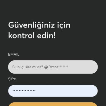 Sahte Siteye Yönlendirilme Sonucu Kişisel Bilgilerimin Tehlikeye Girmesi Ve Yetersiz Destek