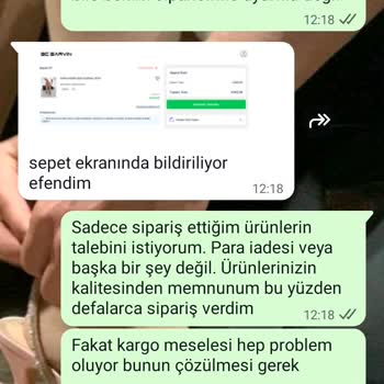 Eksik Ve Yanlış Ürün Gönderimi Sonrası Ücret İadesi Yapılmıyor