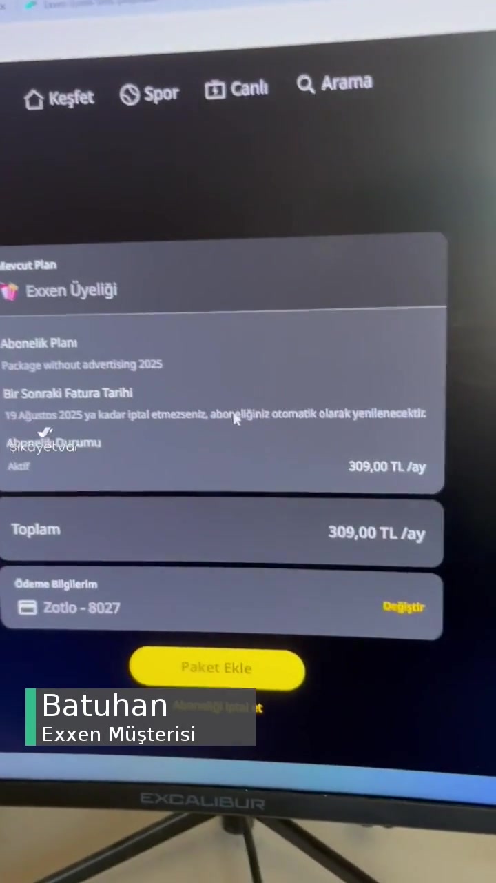 Exxen Aboneliği İptal Olmuyor videonun kapak resmi