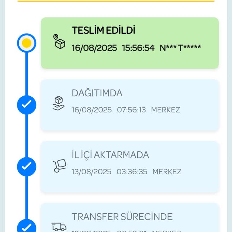 Teslim Edilmediği Halde Teslim Edildi Görünen Kargomun Akıbeti Hakkında Bilgi Ve Çözüm Talebi