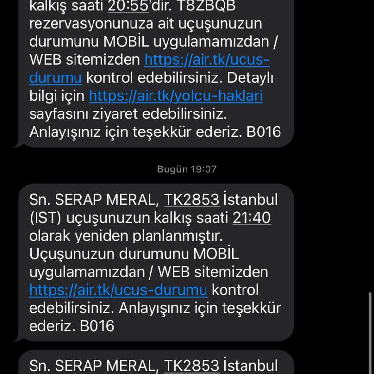 Uçuşun Defalarca Ertelenmesi Ve Mağduriyetin Giderilmemesi