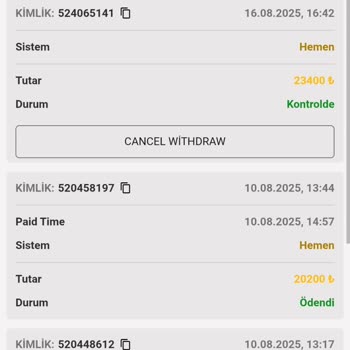 Casinoas Para Çekme Talebim Bir Gün Geçmesine Rağmen Hesabıma Yatırılmadı