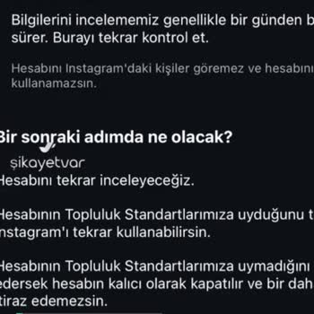 Instagram Hesabım Askıya Alındı 2 Aydır Uğraşıyorum İnceleyeceğiz Yazıyor!