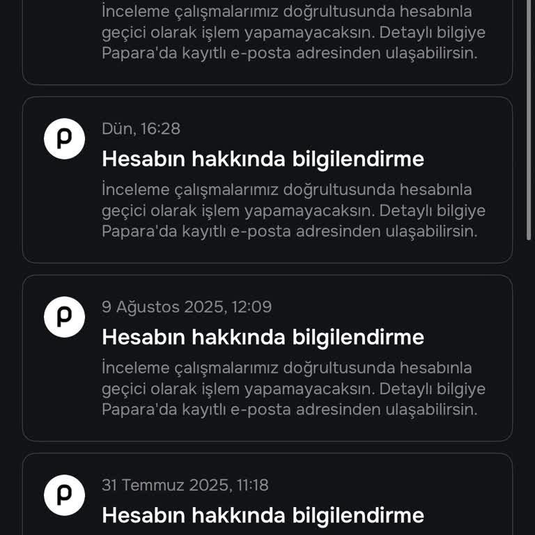 Papara Hesabım Aylardır Bloke, 10.000 TL Bakiyeme Erişemiyorum Ve Çözüm Alamıyorum