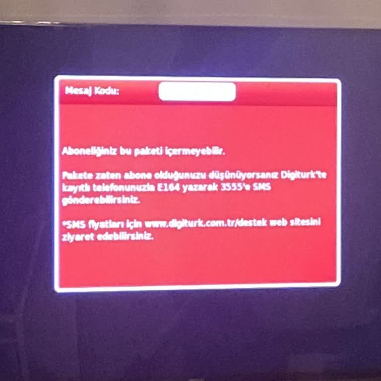 Digiturk'ten Eksik Paket Tanımlaması Ve Süper Lig Maçlarına Erişim Sorunu